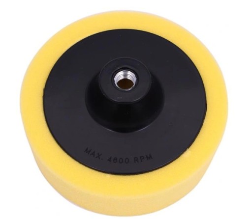 Leštiaci kotúč so špongiou 150mm žltý normal