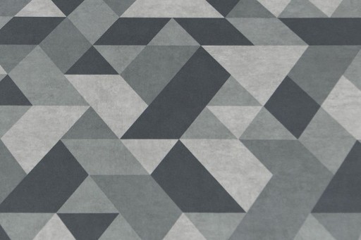 šírka 2 m ŠEDÝ GRAFIT GEOMETRICKÝ KOBEREC PVC HMOTA ROMMBUS