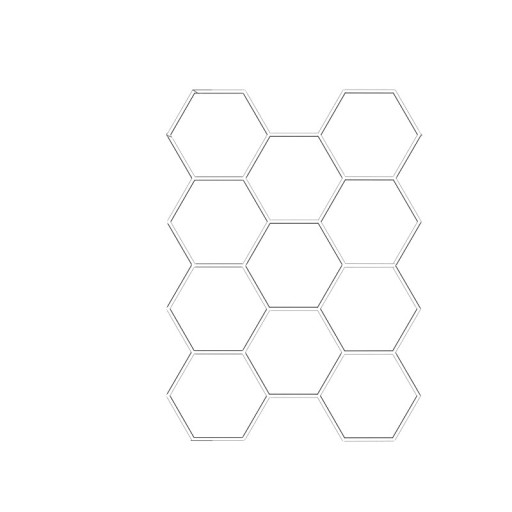 Konektor, konektor modulárneho LED odpaliska HEXAGON