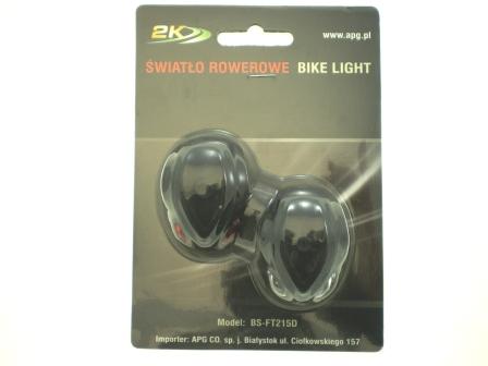 2K LAMPA SET BS-FT215D ČIERNA