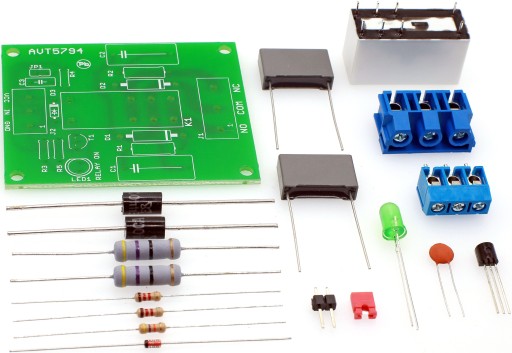 Reléový modul s hasiacimi prístrojmi, DIY, AVT5794 B