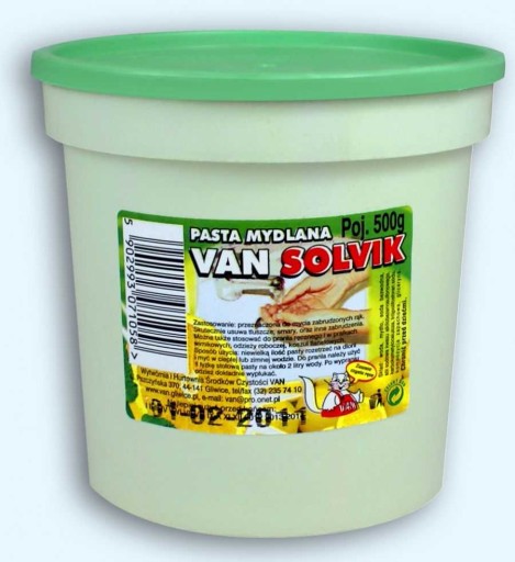 SOLVIK BHP piesková pasta 0,5 kg - efektívne čistenie rúk