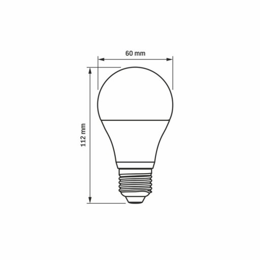 LED žiarovka 10W, E27, 960lm, neutrálna farba