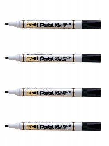 Popisovač Pentel MW85 za sucha čierny x 4 ks
