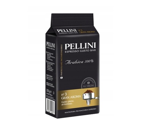 Pellini Gran Aroma 100% Arabica mletá káva 250 g