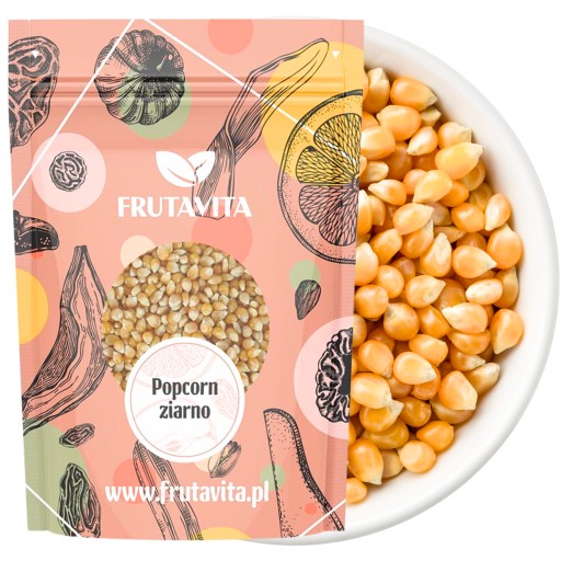 Popcorn na praženie 1000 g, kukuričné zrno 1 kg