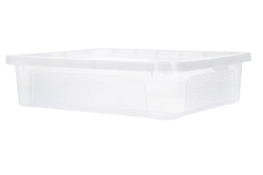 Plastová NÁDOBA 10L s vrchnákom MULTIBOX 40x33x10cm priehľadná