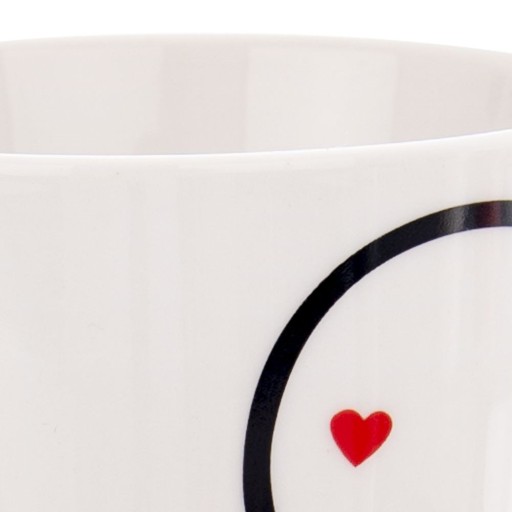 Porcelánový hrnček s uškom 0,38L na kávu a čaj