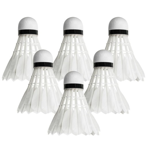 6x BADMINTONOVÉ PIEROVÉ Okenice RÚRA 6 KS SET BIELE Okenice