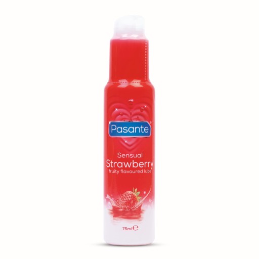 Pasante Sensual Strawberry Lube intímny gél 75 ml jahoda