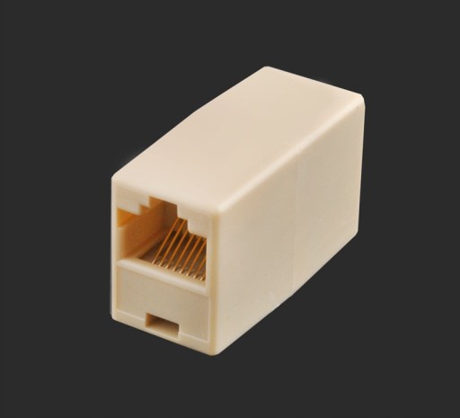 Modulárny adaptér valcového konektora RJ45 8p8c zástrčka
