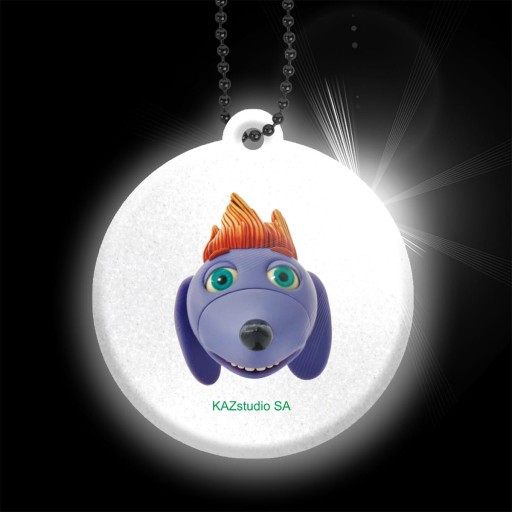 Strieborný reflexný prívesok Trefliki PolarFox CE