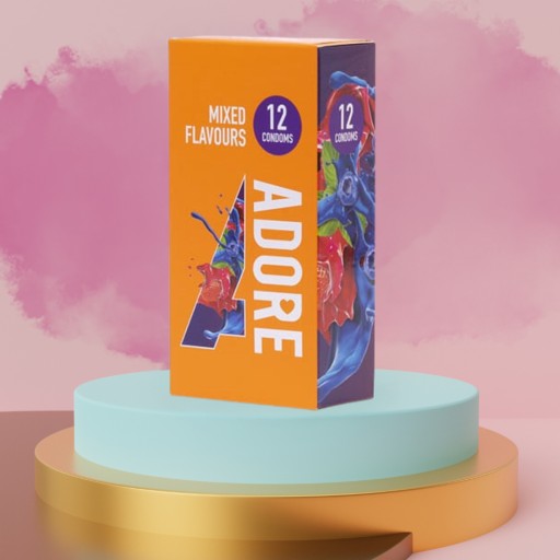 Pasante Adore Mixed Flavors kondómy 12 kusov