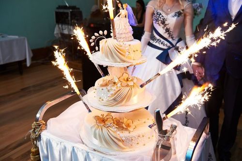 Torta FOUNTAIN CAKE RACA 12 cm 4 ks narodenin
