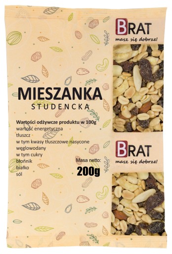 STUDENT MIX 200g s orechmi a sušeným ovocím