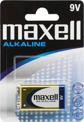 Maxell 9V 6LR61 alkalická batéria 1ks x2