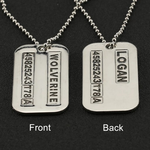 Náhrdelník X - Men Wolverine Logan Dog Tag