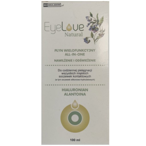 EyeLove Natural tekutina na šošovky 100 ml