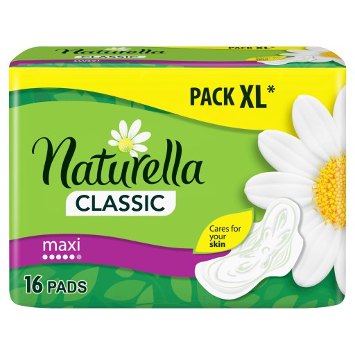 Naturella Classic Maxi s krídlami 16 ks.