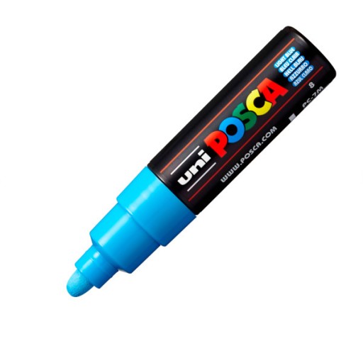 Popisovač UNI POSCA PC-7M svetlomodrý (8)