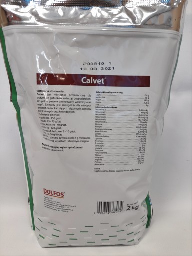 Calvet 2kg - vitamíny vápnik kozy kone králiky