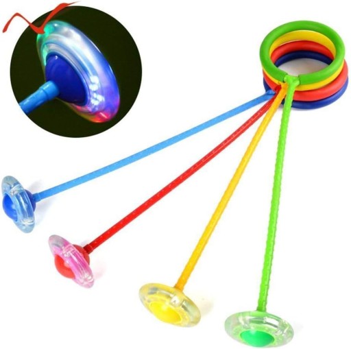HULA HOP ŠVIHÁK NA NOHY S OSVETĽOVACÍMI LED