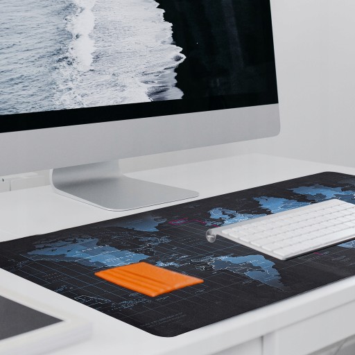 MOUSE PAD herná myš klávesnica na stôl mapa sveta 80x30