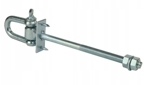 HÁČKOVÁ MONTÁŽ HÝJDAČKY S SHAKEL + ČEPY M10 270 mm