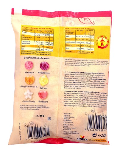 Nimm2 FrutiVity Jogurt Ovocie Marshmallows Želé 225g