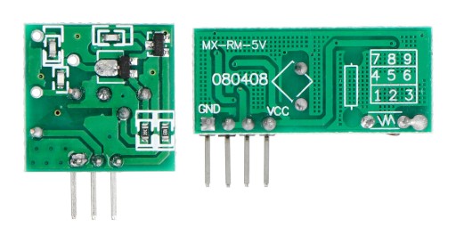 433 MHz Arduino rádiový vysielač + modul prijímača