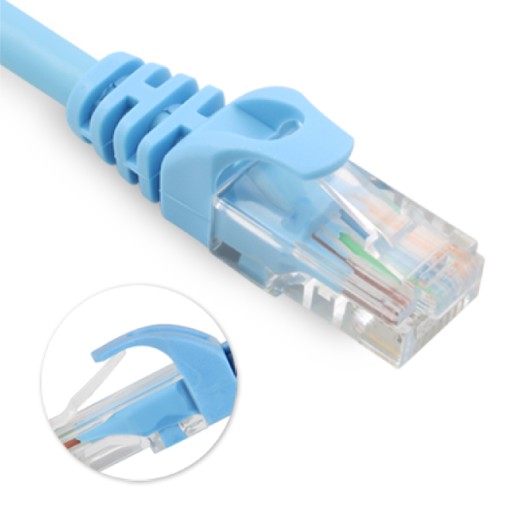 Unitek patchcord kábel UTP CAT.6 LAN kábel modrý 1m