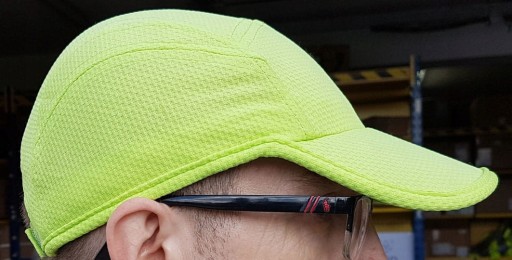 letná pracovná čiapka s šiltovkou, zapínanie na suchý zips, MODRÁ, vzdušná, ZADARMO