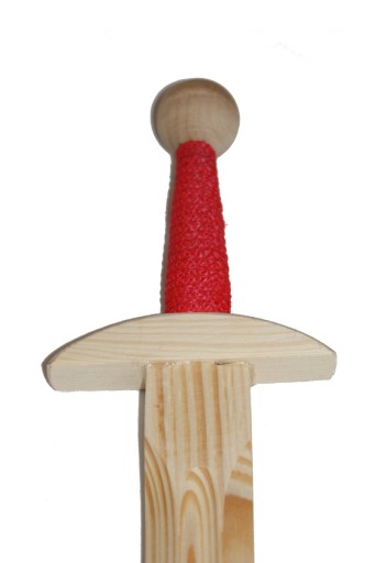 Malý drevený rytiersky meč, 41 cm, nelakovaný