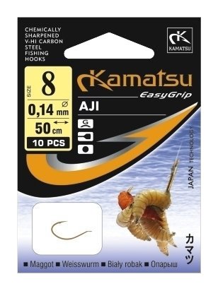 Kamatsu háčik s vodcom Aji Worm, veľkosť 12
