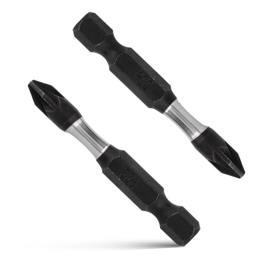 Nárazový bit PZ2 Nárazový bit 50mm | Nárazový bit pre skrutkovač 2 ks.