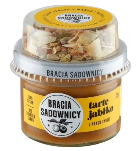 Bracia Sadnicy Tarte Apple s mangom a müsli