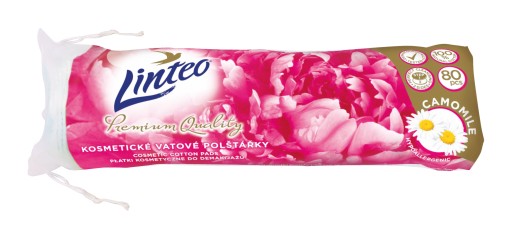 LINTEO Premium Camomile kozmetické tampóny 80 ks.
