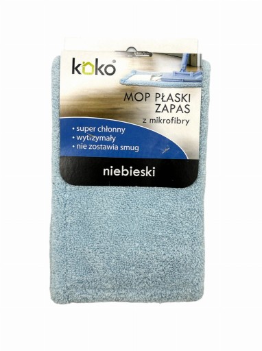KOKO Plochý mop z mikrovlákna Stock BLUE