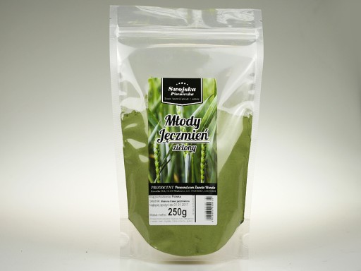 MLADÝ JAČMEŇ Zelený POĽSKÝ PRÁŠOK 250g Domáca