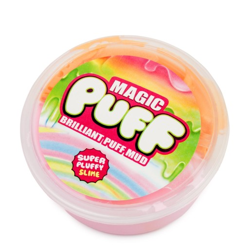 SLIME PUFF PLAST SENZORY HMOTA DVE FARBY FOAM COLIN