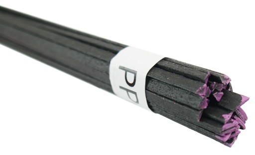 Spojivo na zváranie plastov PPET2X PP/ET2X 100g mix TROJUHOLNÍKOVÝCH PRÚŽKOV