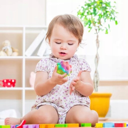 ANTISTRESOVÁ HRAČKA GNIOTEK POP IT GUĽA PUSH BUBBLE SENSORY COLOR