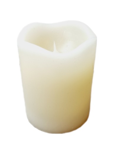 LED sviečka, neparfumovaná lampa s časovačom, fúkačom, časovačom, 6h, 9x7cm sviečka
