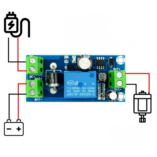 Núdzový vypínač automatický 5V-48V
