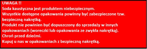 HYDROXID SODNÝ GRANULY - 1 KG