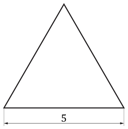 5 cm geometrické zrkadlové trojuholníky z HIT akrylu