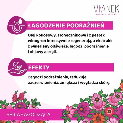 VIANEK Upokojujúca pleťová maska