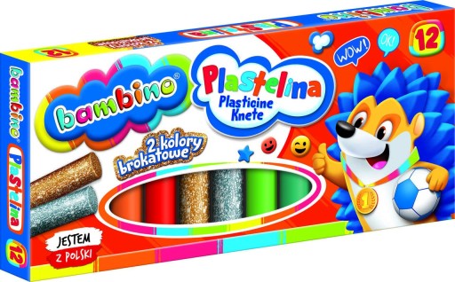 Plastelína 12col Bambino