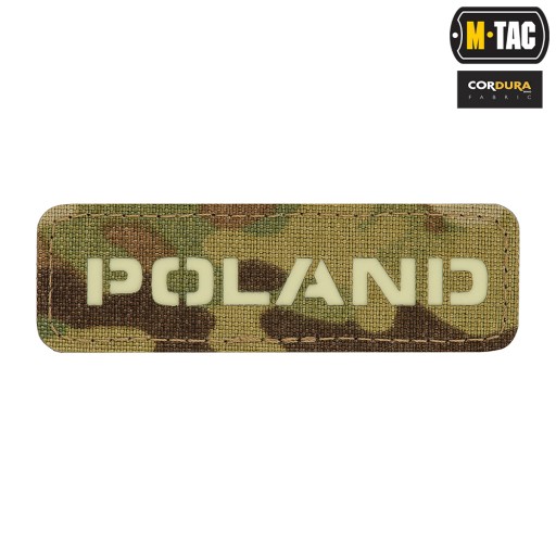 PATCH POLAND suchý zips M-Tac 25x80 Multicam FLUO