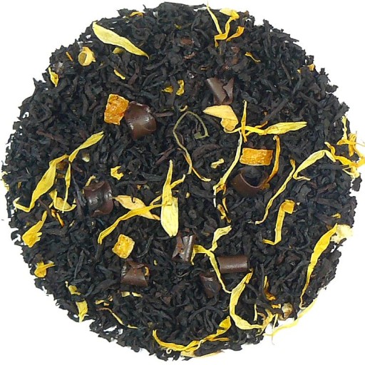 ČIERNY ČAJ Yunnan Čierna čokoláda s pomarančom DELICIOUS 100g